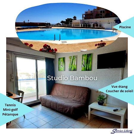 Apartmán Studio Bambou - Piscine - Acces Direct A La Plage - Lydia Playa Le Barcarès Exteriér fotografie