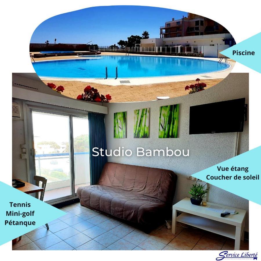 Apartmán Studio Bambou - Piscine - Acces Direct A La Plage - Lydia Playa Le Barcarès Exteriér fotografie